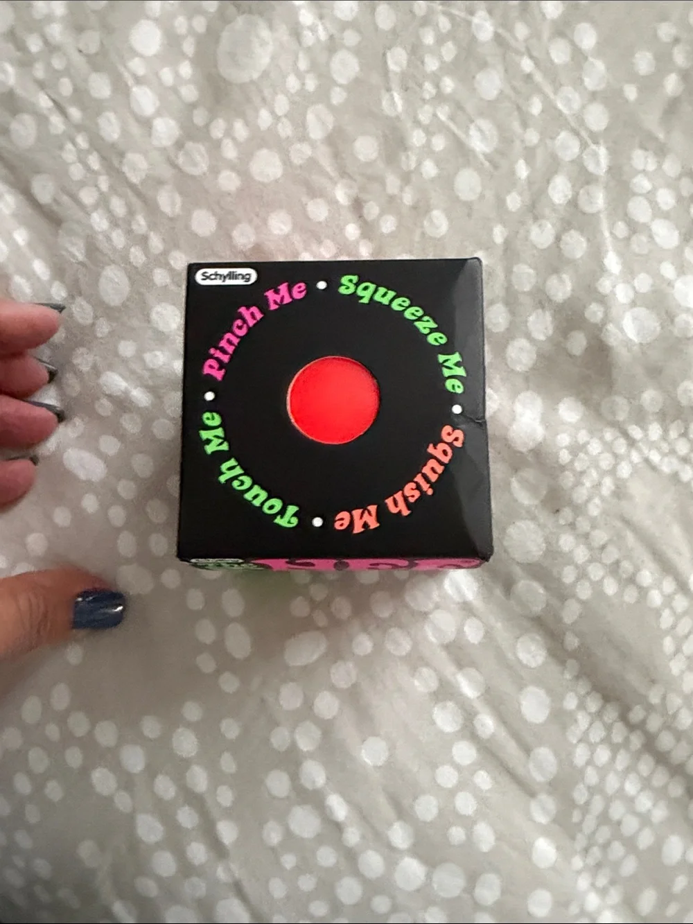 Needoh The Groovy Glob red Sensory Squish Toy NIOP unopened.